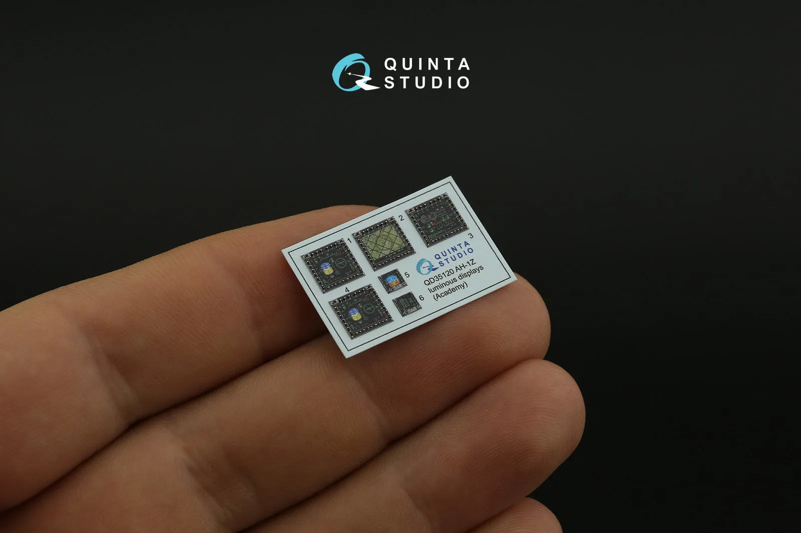 1/35 Quinta Studio AH-1Z luminous displays for QD 35119/QDS-35119 sets (Academy) QD 35120