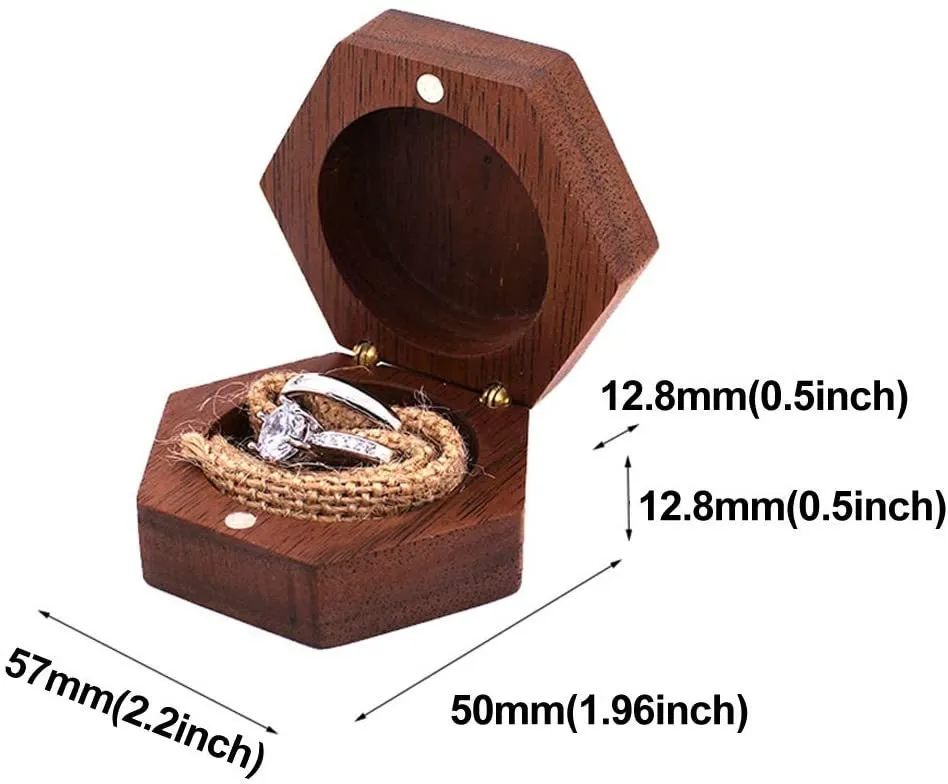 ADD-ON - Wooden ring gift box
