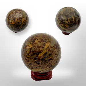 Bamboo Jasper, Sphere