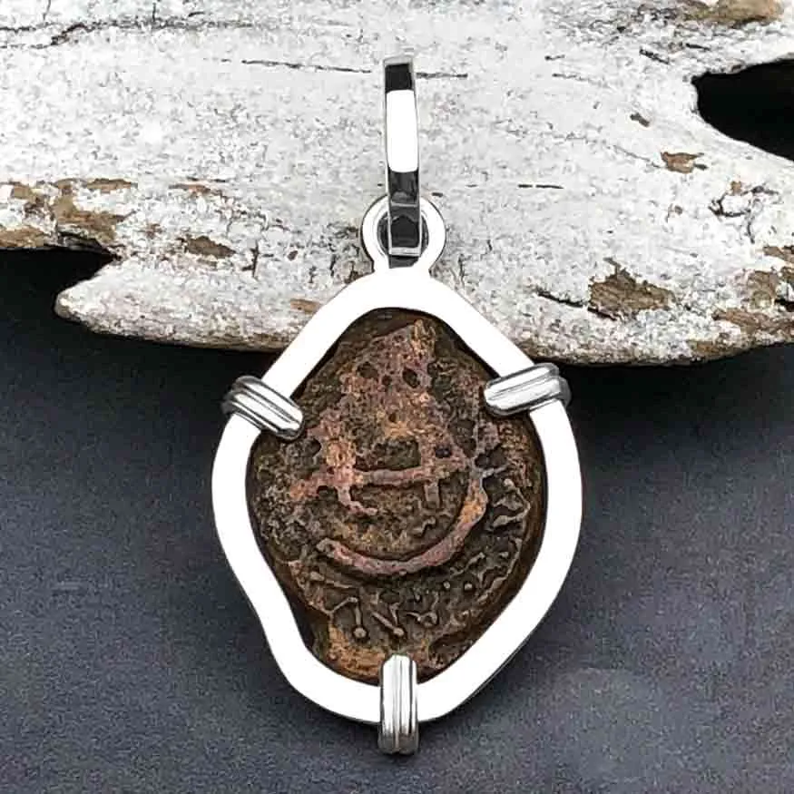 Biblical Widow's Mite in a Sterling Silver Pendant | Artifact #3707
