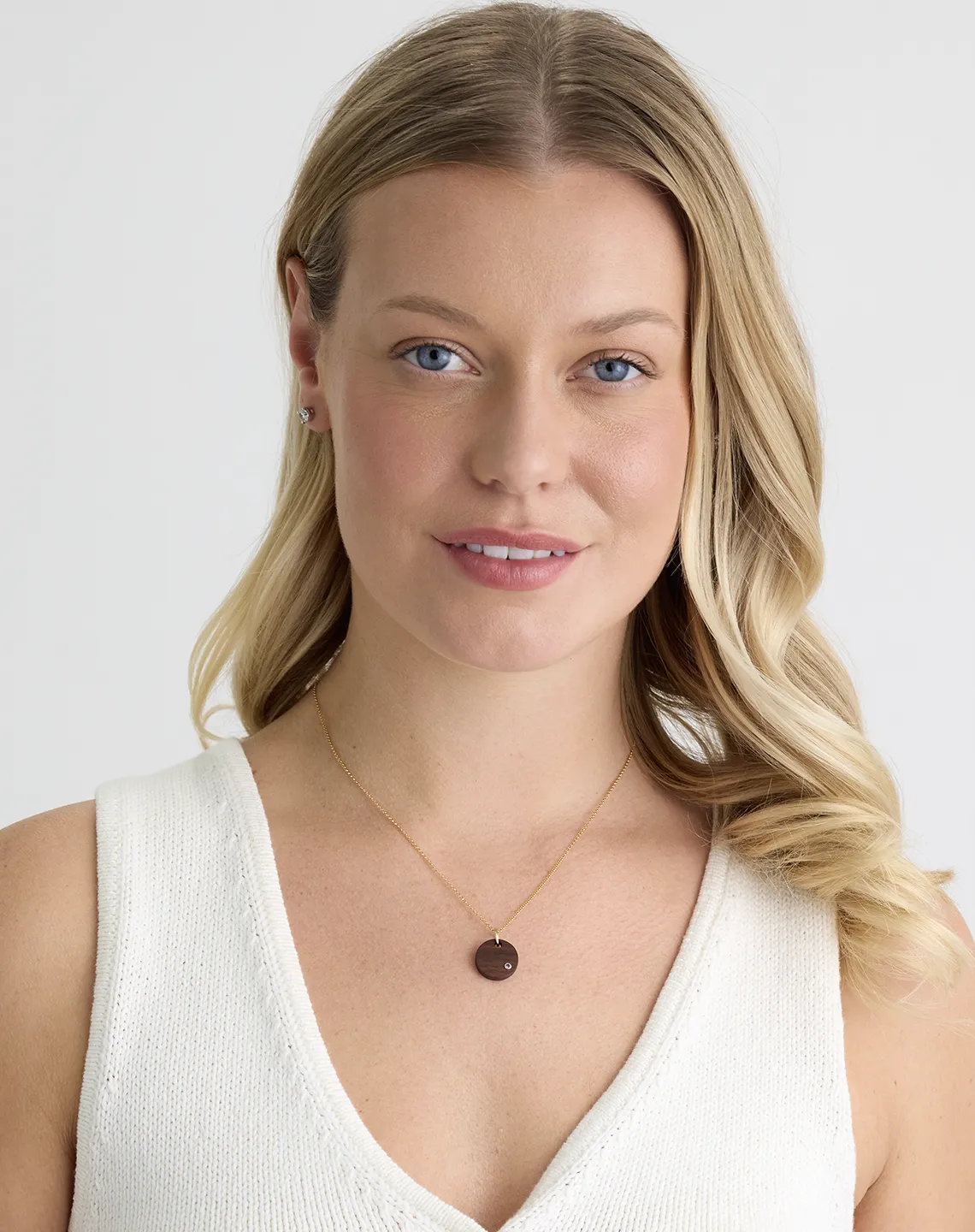BLUE SAPPHIRE ROUND - Yellow Gold