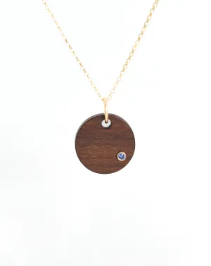 BLUE SAPPHIRE ROUND - Yellow Gold
