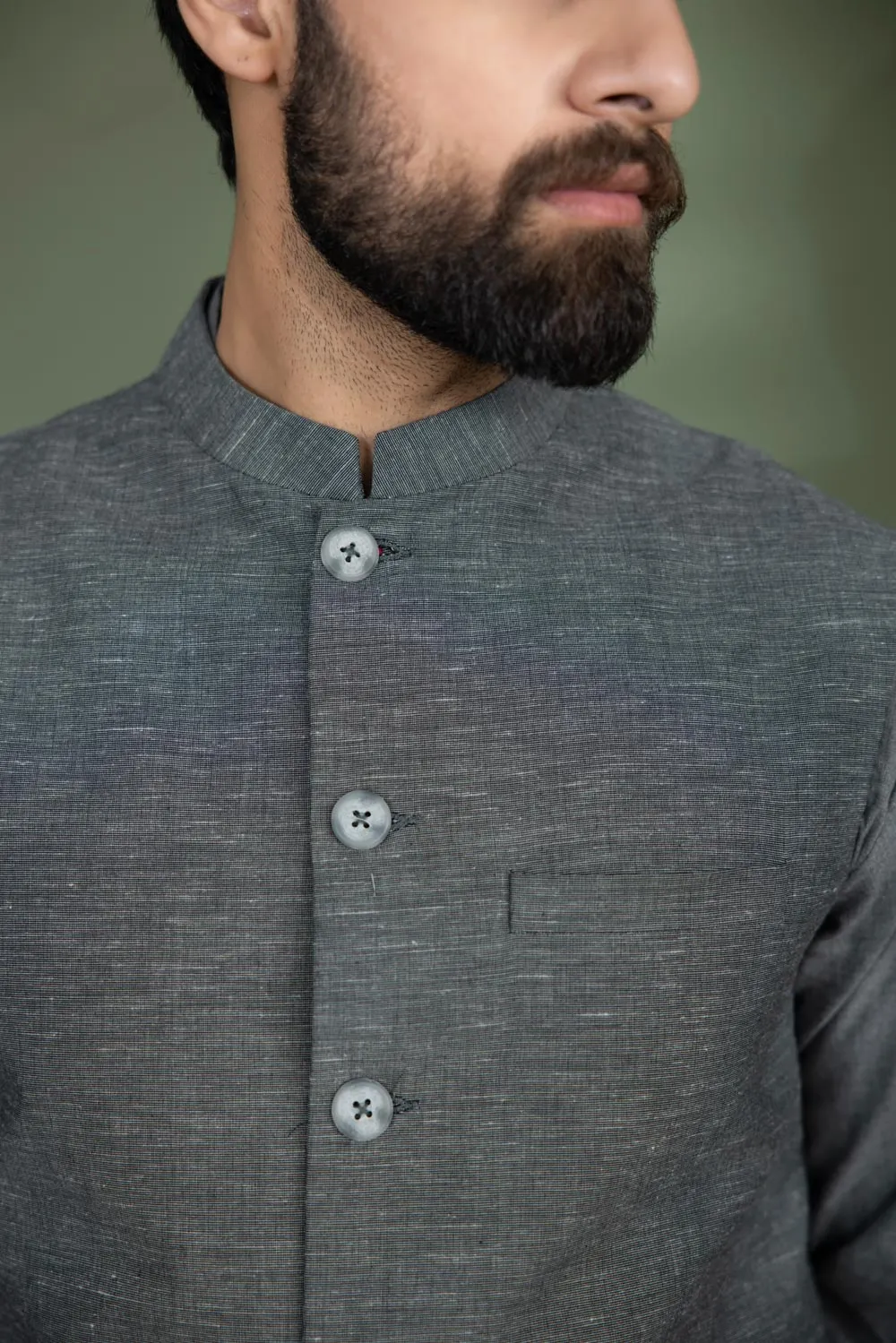 Cotton Slub Waistcoat