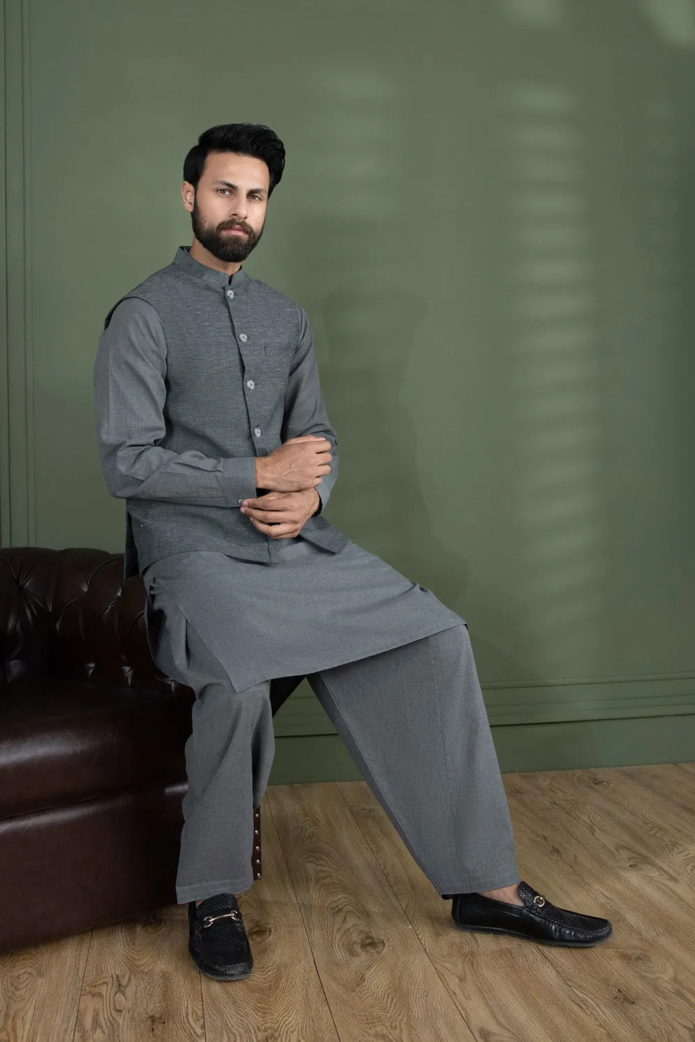 Cotton Slub Waistcoat