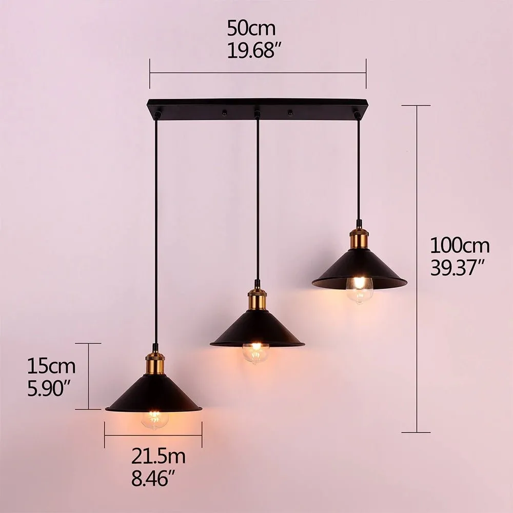 Fancy® Industrial Retro Iron Interior Decoration Pendant Light for Bedroom, Kitchen, Restaurant, Bar, Balcony