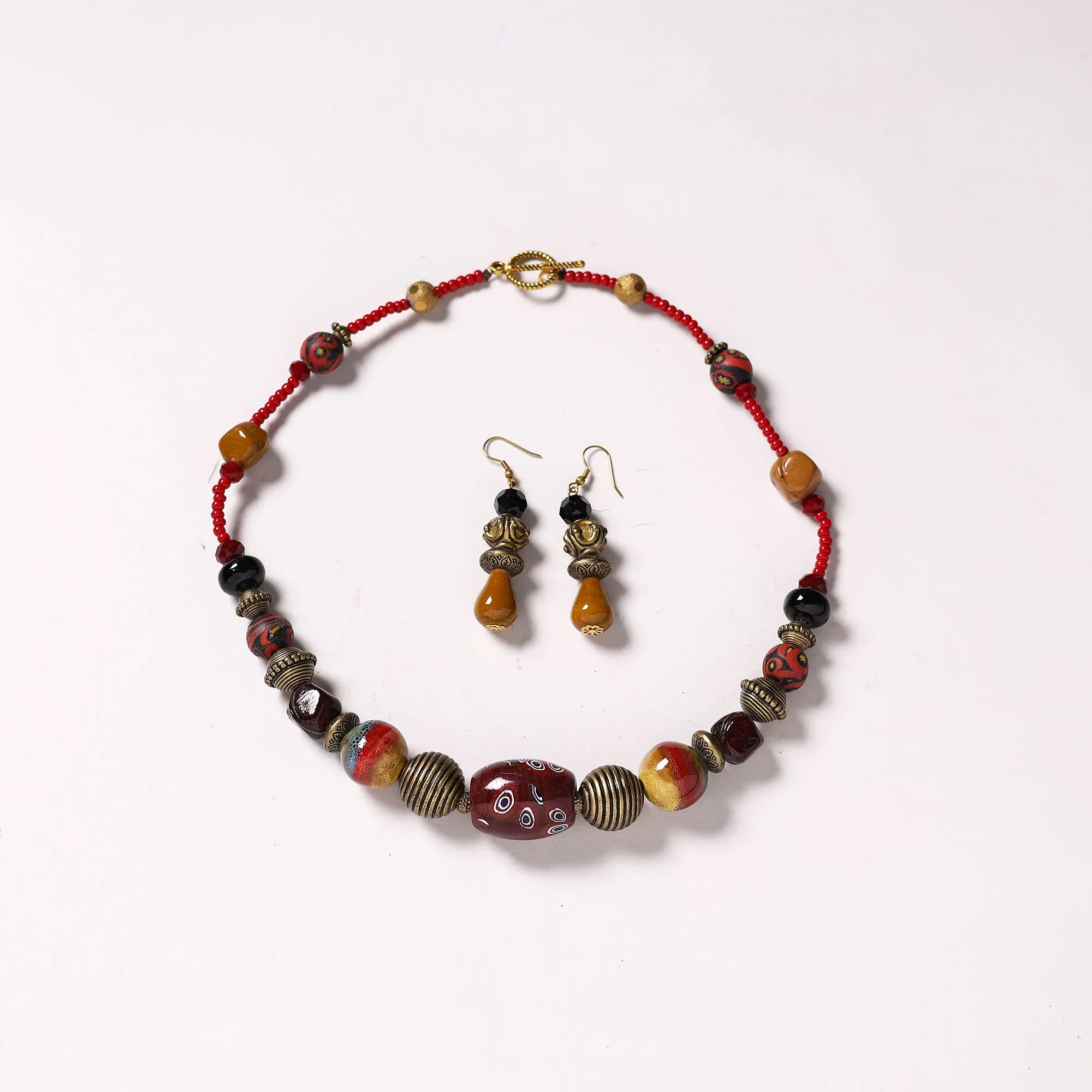 Handmade Beaded Necklace Set 255