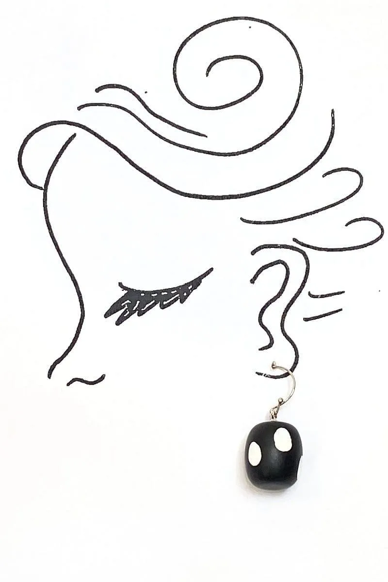 Handpainted Dot Earrings