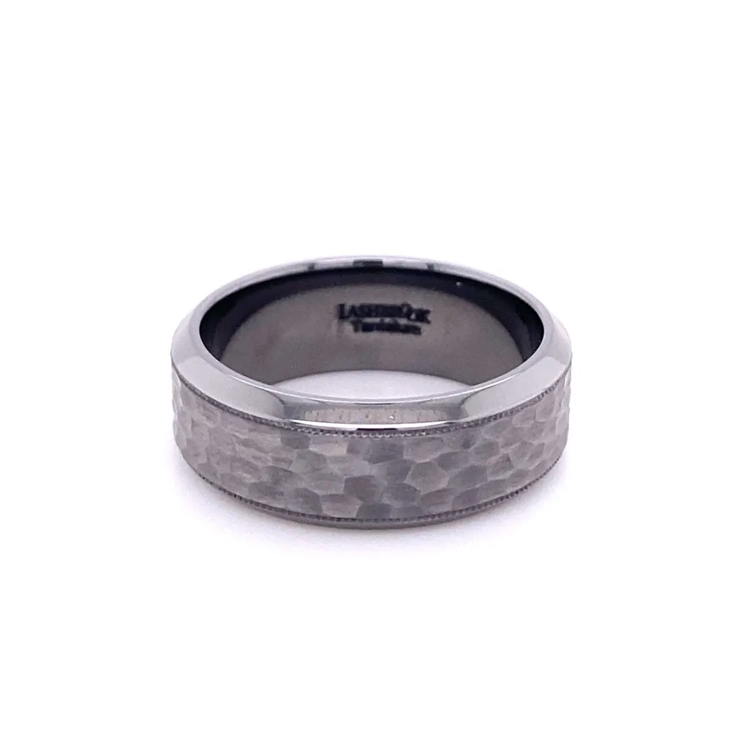 Lashbrook Tantalum Fancy 8mm Wedding Band TA8HB2UMIL