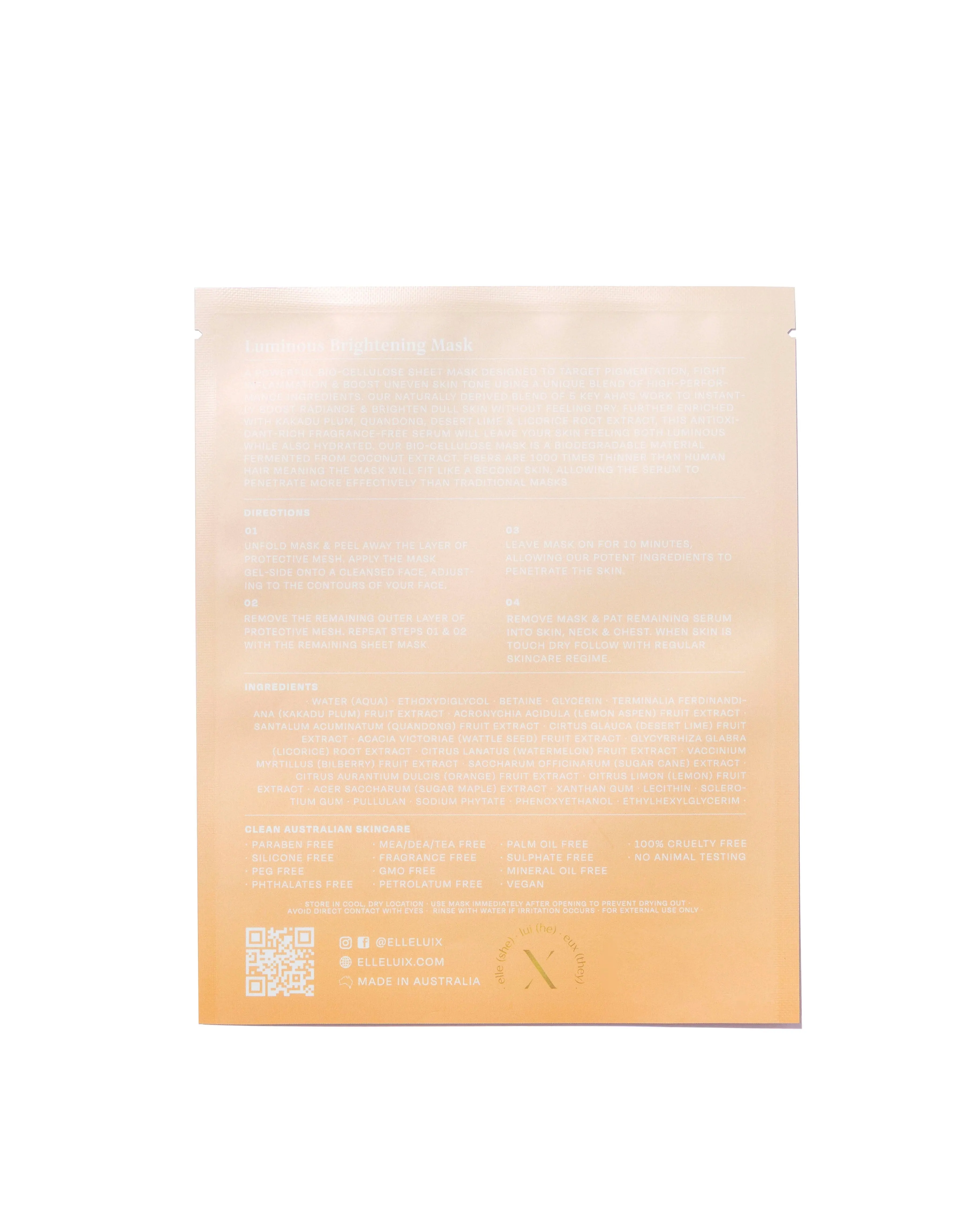 Luminous Brightening Mask