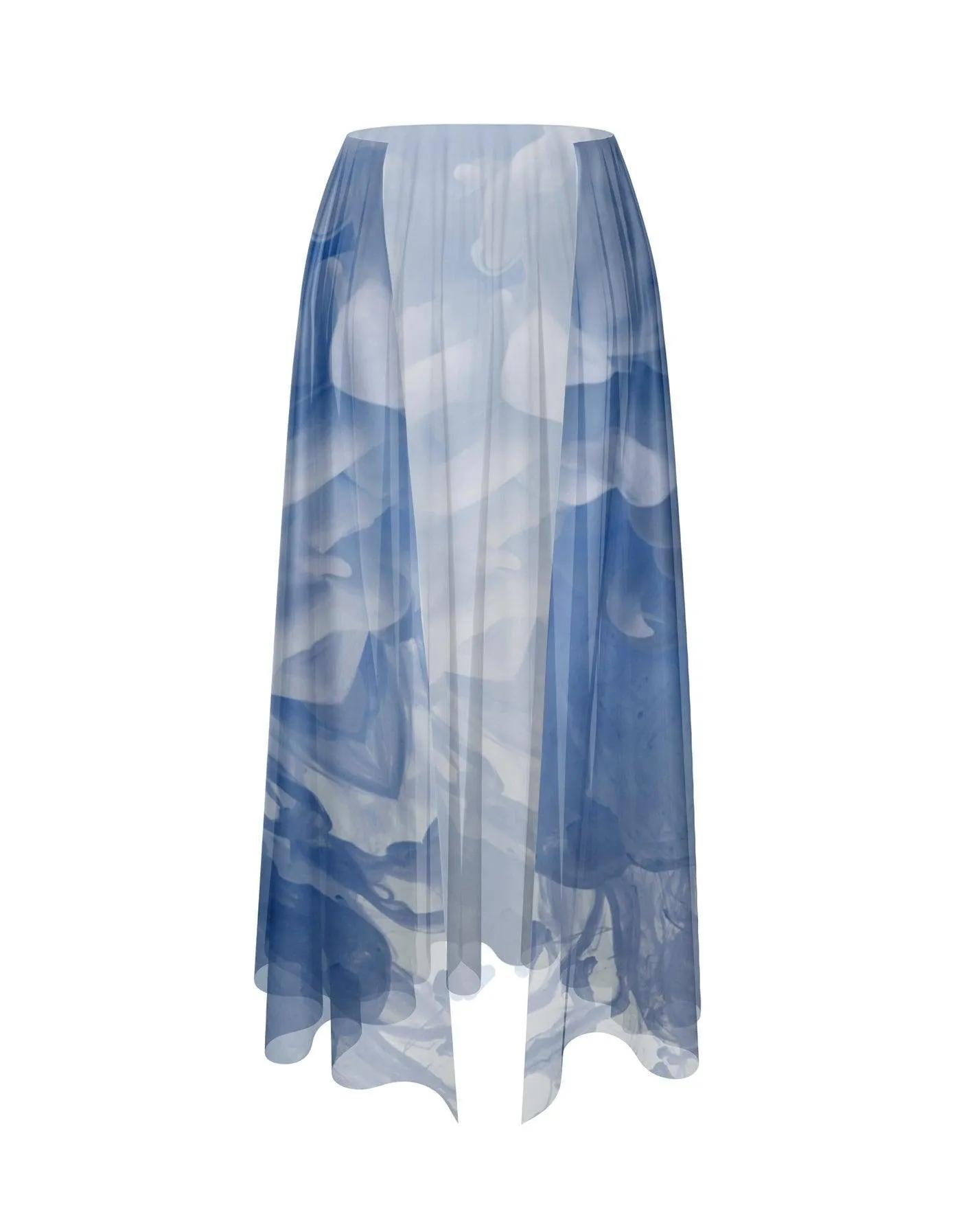 Luminous Printed Half Skirt
