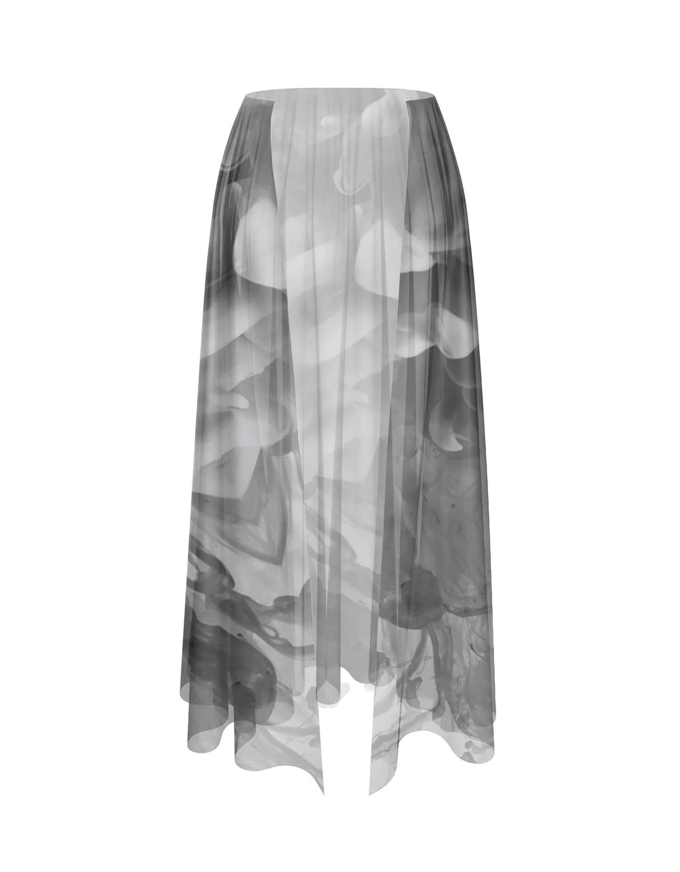 Luminous Printed Half Skirt