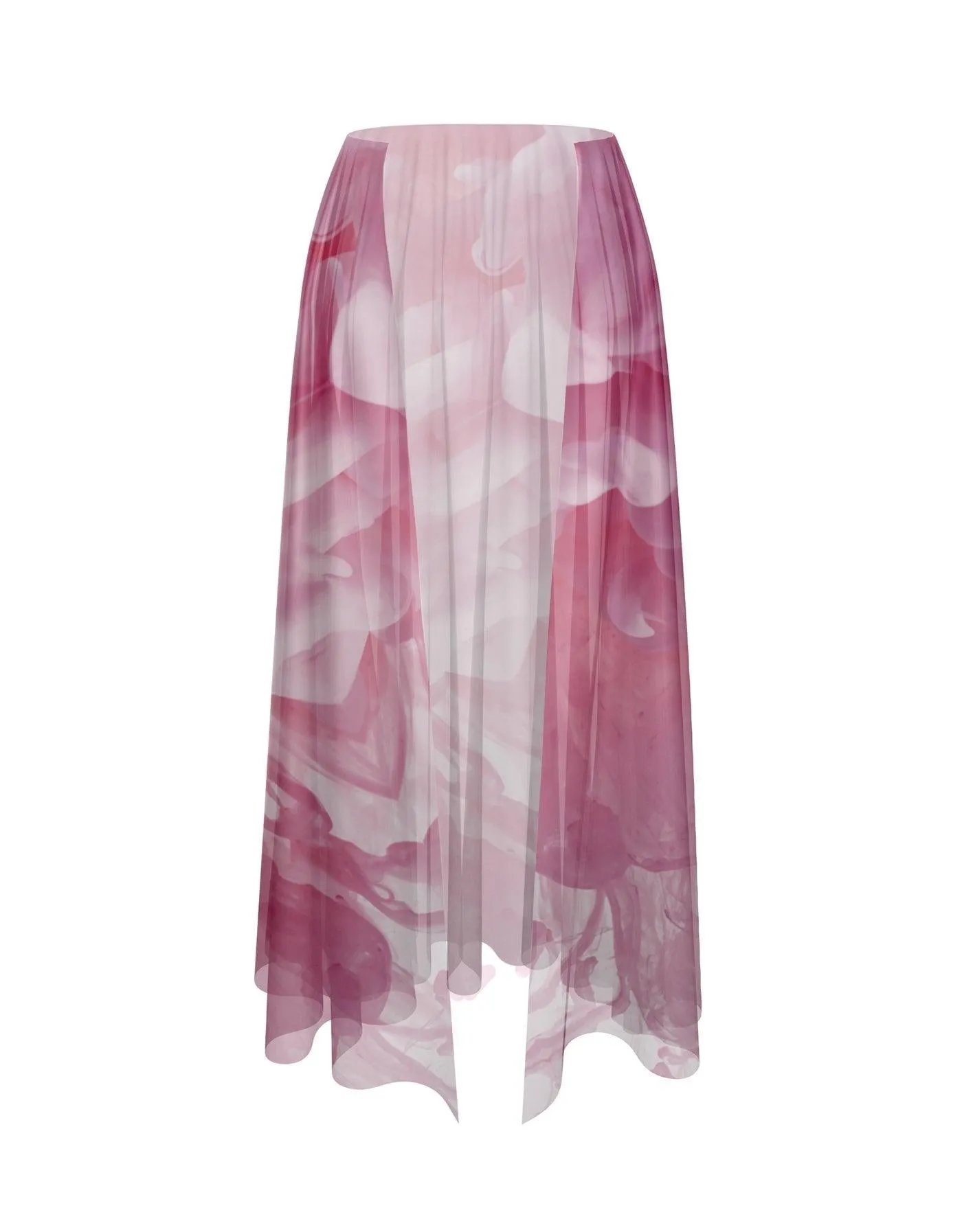 Luminous Printed Half Skirt