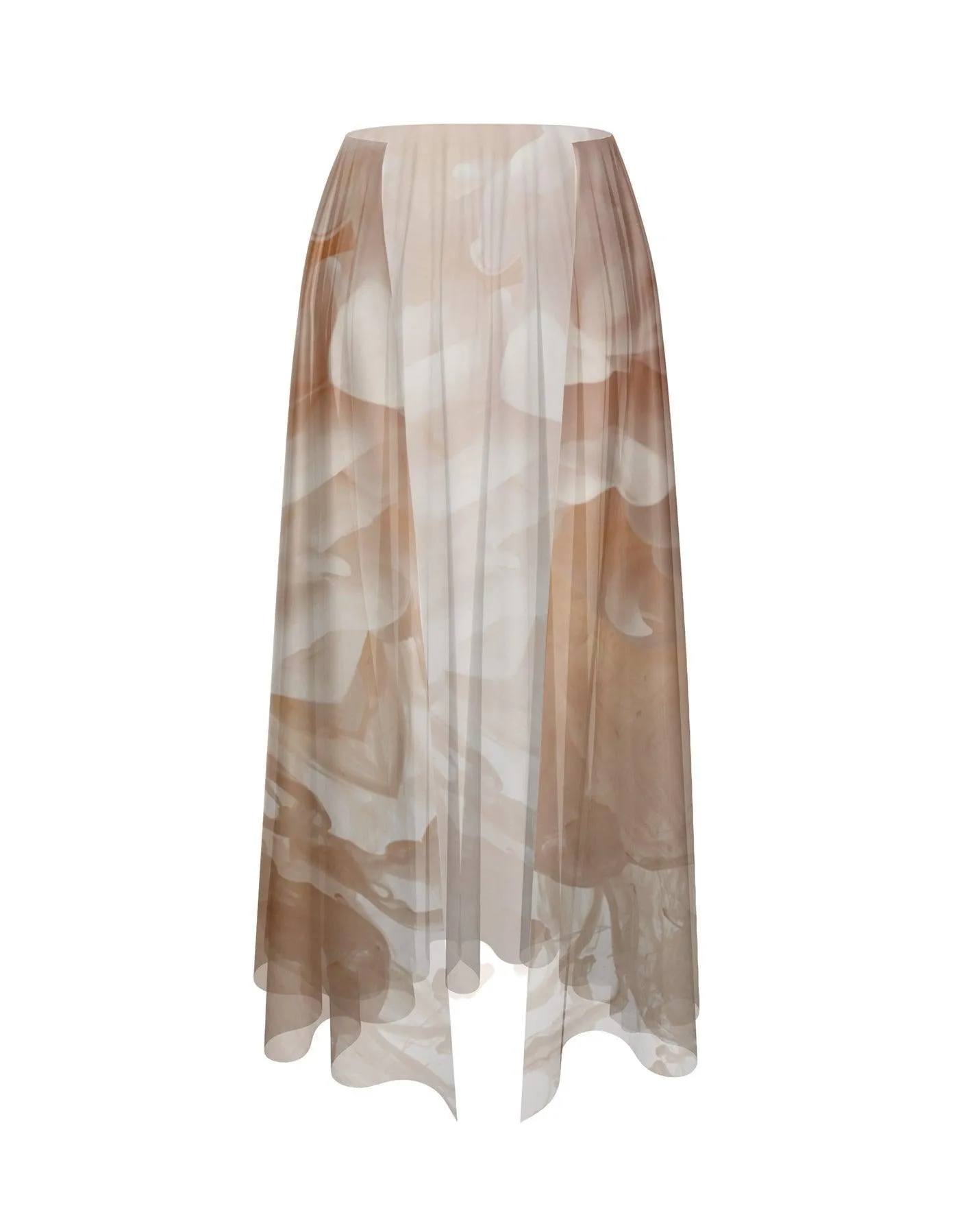 Luminous Printed Half Skirt