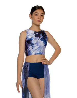Luminous Printed Half Skirt