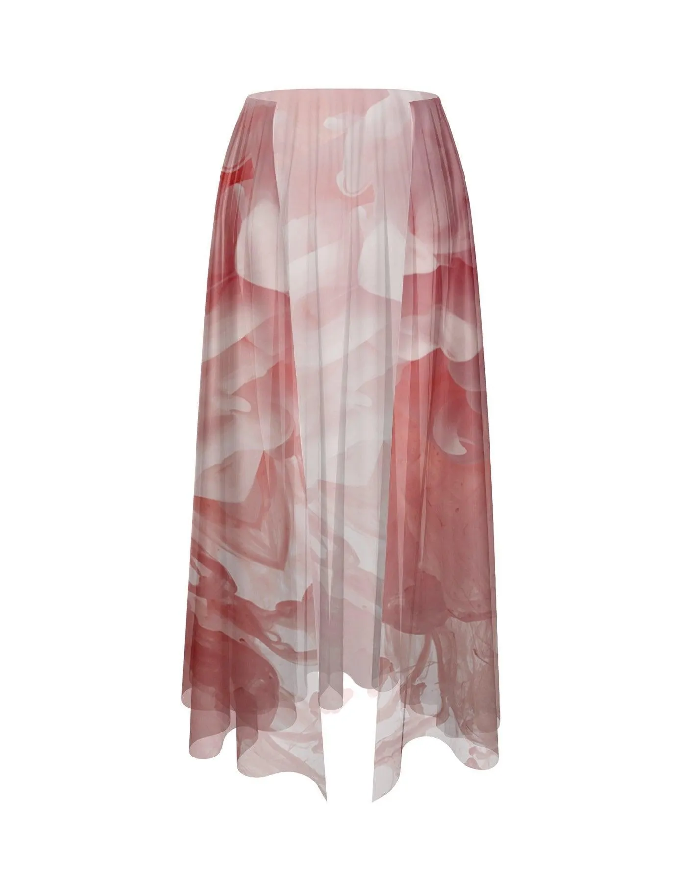 Luminous Printed Half Skirt