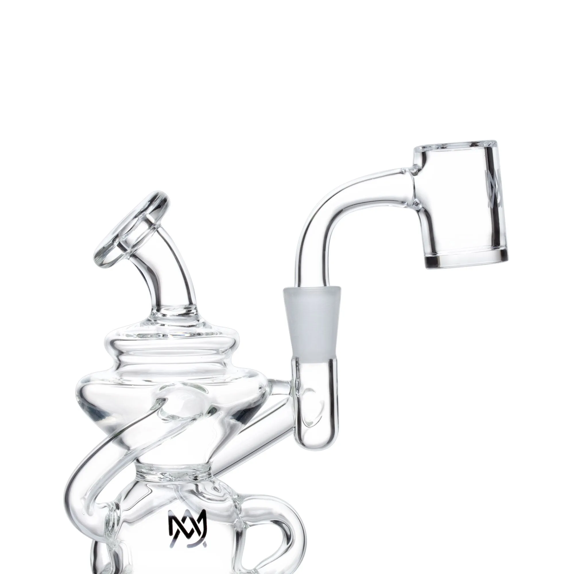 MJ Arsenal Premium Full Weld Clear Quartz Banger
