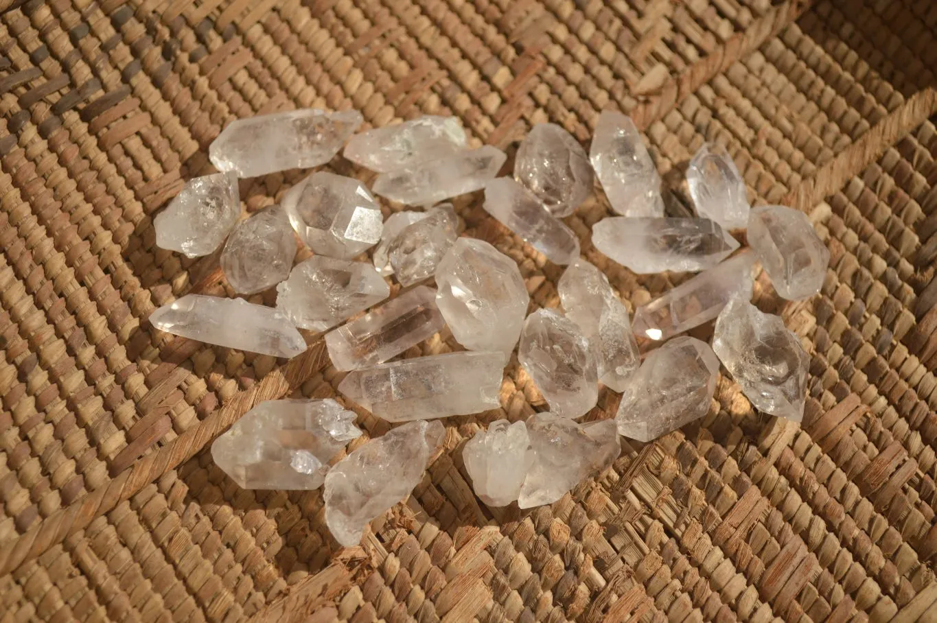Natural Small Clear Brandberg Quartz Crystals x 70 From Brandberg, Namibia