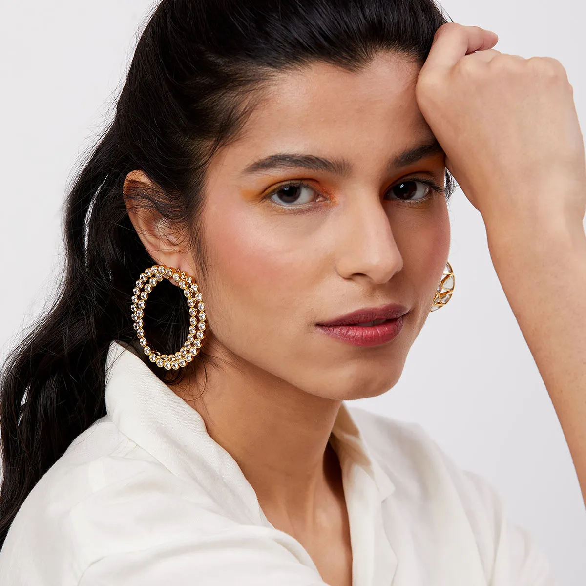 Ruhaniyat Luminous CZ Earrings
