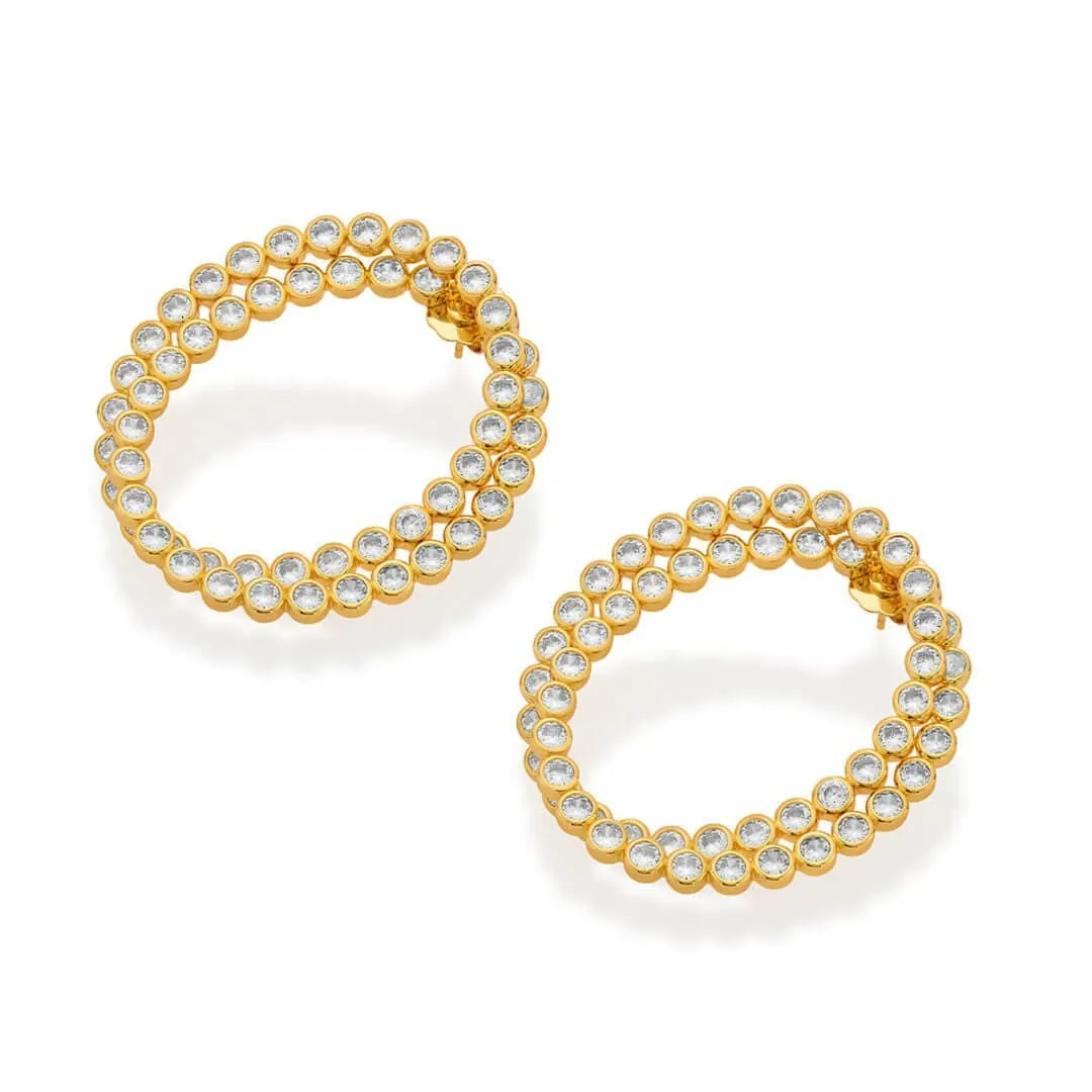 Ruhaniyat Luminous CZ Earrings