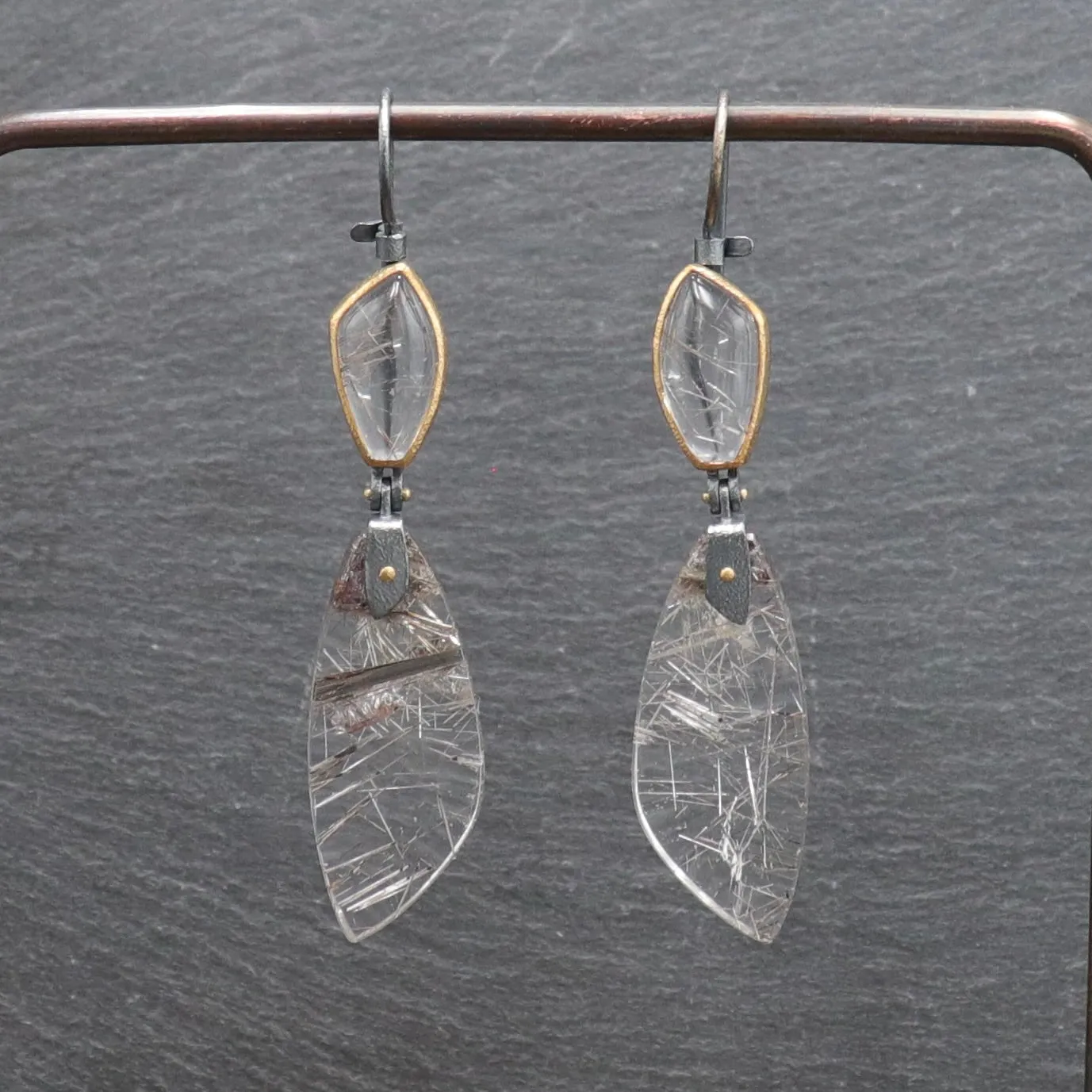 Tourmalated Quartz Earrings