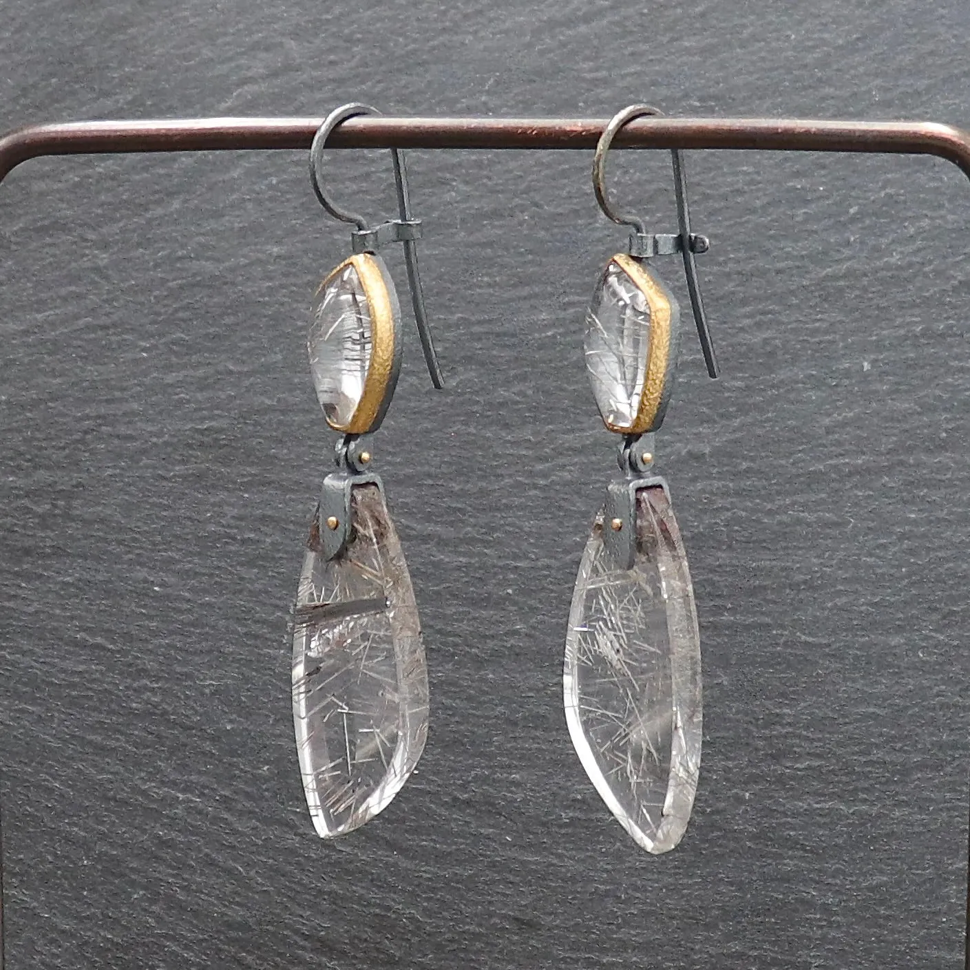 Tourmalated Quartz Earrings