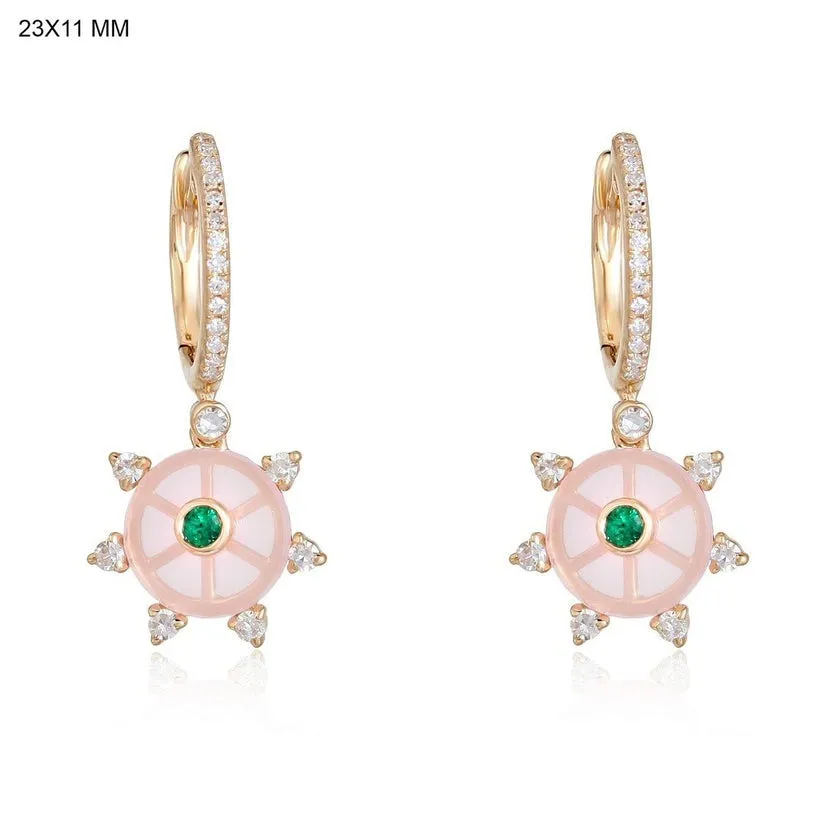Twinkling Infinity Diamond Drop Earrings