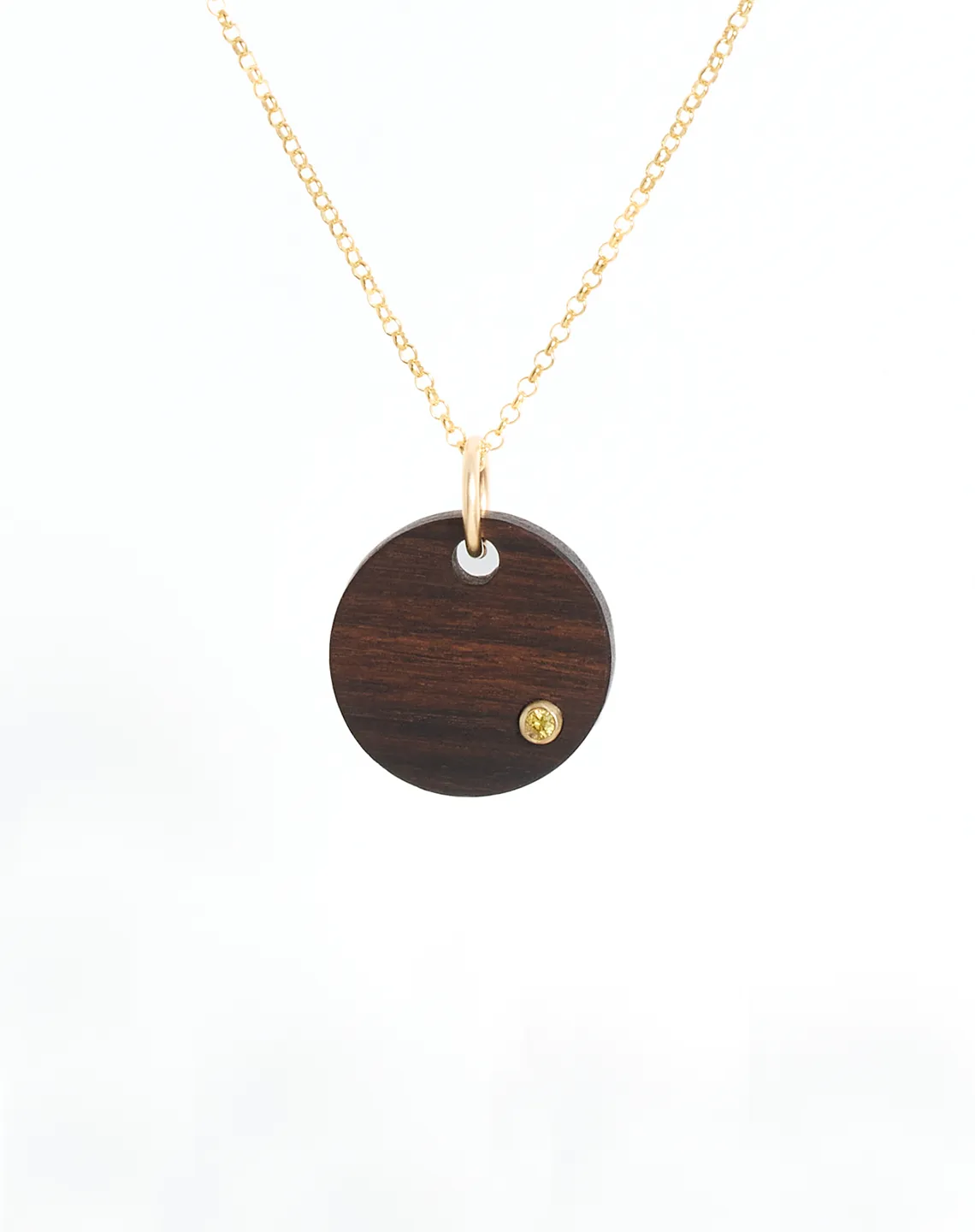 YELLOW SAPPHIRE ROUND - Yellow Gold