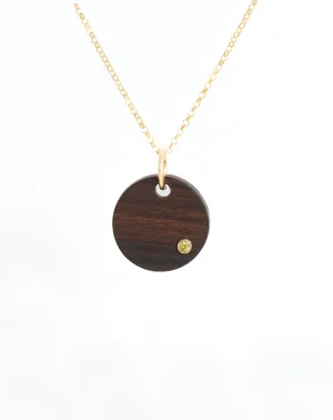 YELLOW SAPPHIRE ROUND - Yellow Gold