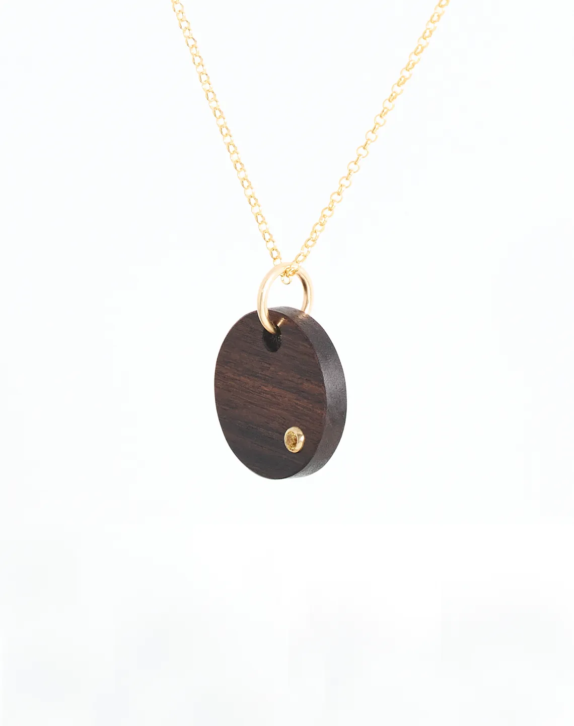 YELLOW SAPPHIRE ROUND - Yellow Gold
